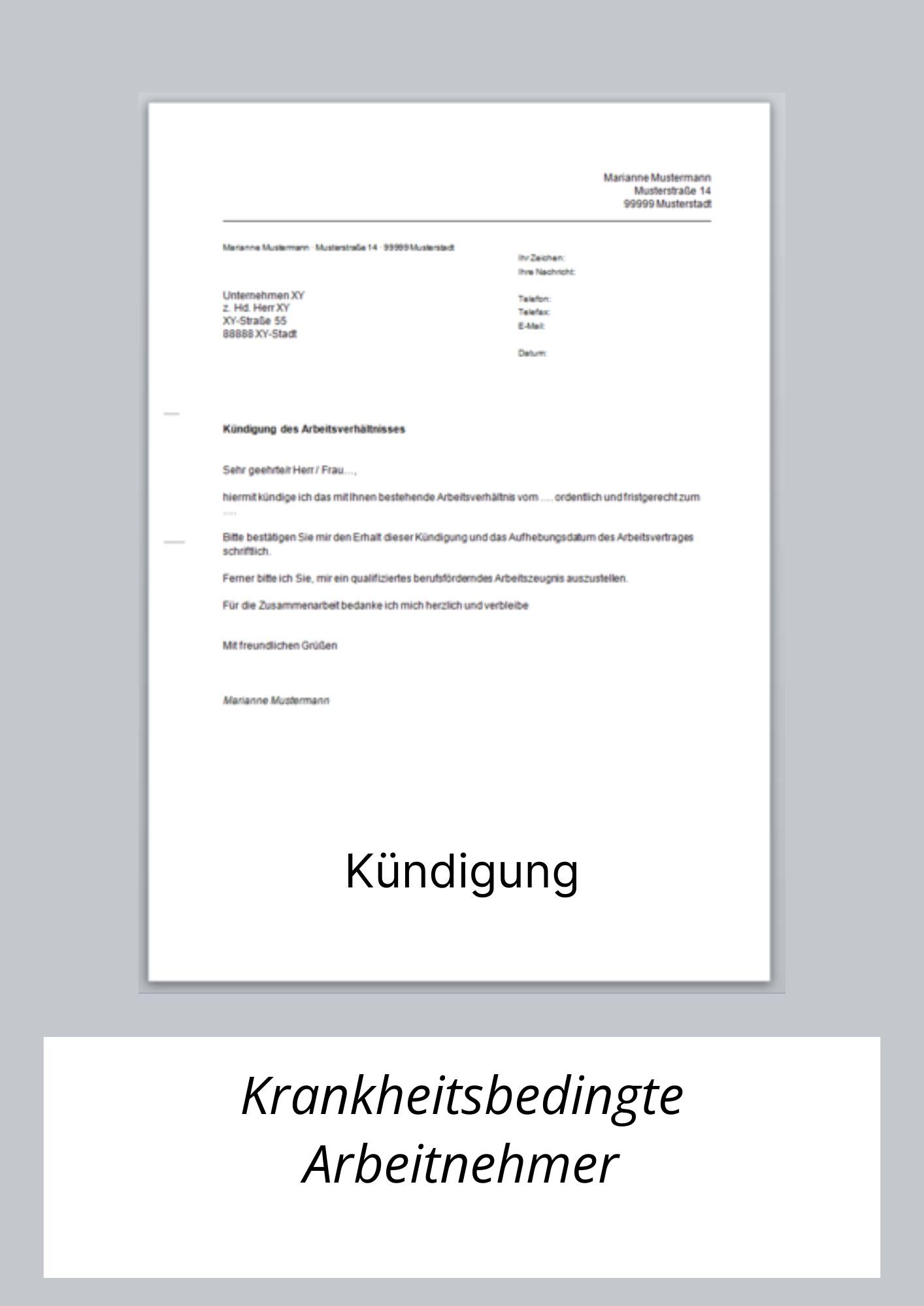 Krankheitsbedingte Kündigung Arbeitnehmer